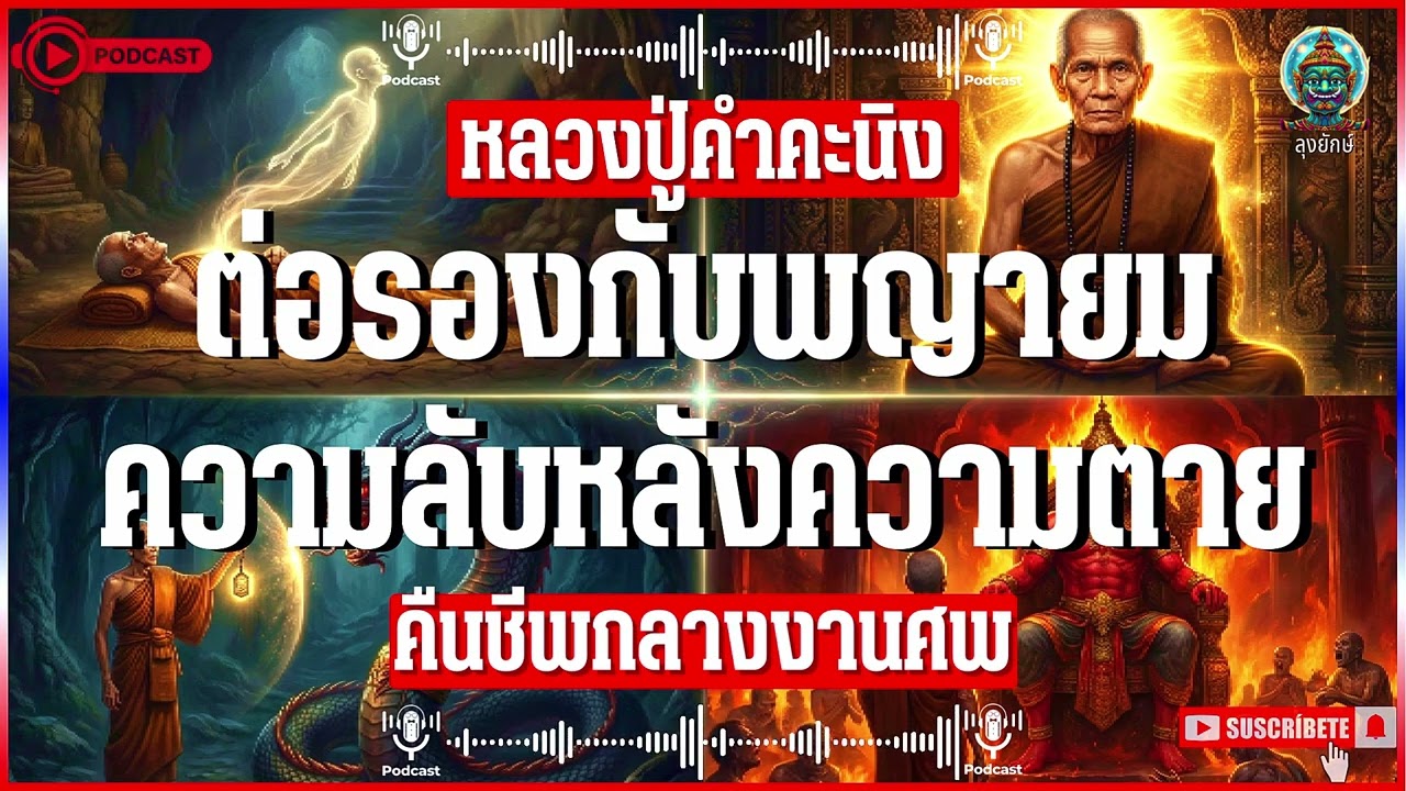 หลวงปู่คำคะนิง จุลมณี การต่อรองกับพญายมราช (ตายแล้วฟื้น) | ลุงยักษ์