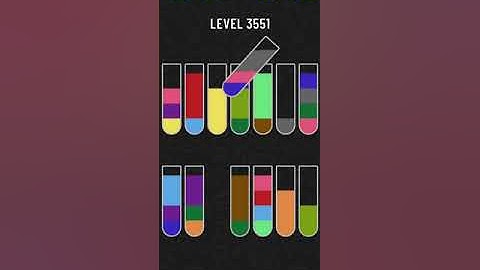 water sort puzzle level 3551