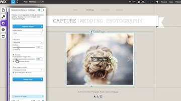 HTML Website Builder   Adding a Slide Show Gallery to your Wix com website