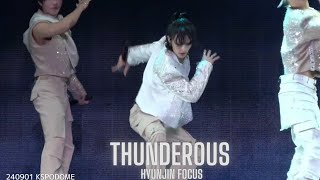 240901 소리꾼Thunderous Hyunjin Focus Straykids Worldtour Concert Dominate Seoul Kspodome Fancam