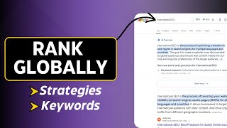 Complete International SEO Tutorial - How To Rank Worldwide