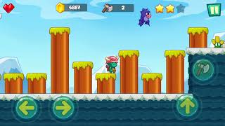 Jungle Adventure World - Ice Field Level 10 screenshot 4