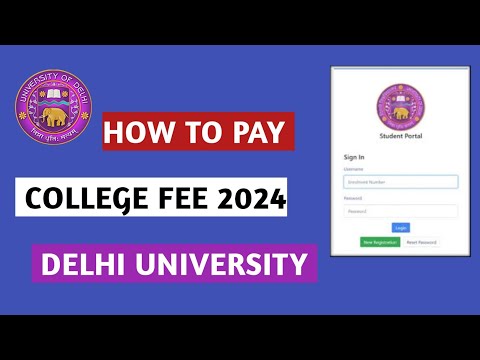 How To Pay Annual College Fees of Delhi University 2024 | Step by Step Full Process Explained |