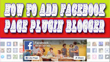 How to add Facebook Page Plugin to Blogger 2018 || By Hitesh Hindustani