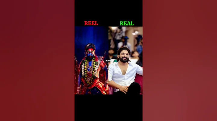 Pushpa 2 Movie Reel vs Real Cast Allu Arjun❤️😍#pushpa2 #alluarjun #reelvsreal #cast  #alluarjunstatu