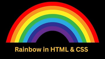 Create an Amazing Rainbow with HTML and CSS । Super Easy for Advanced learners