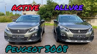 Peugeot 3008. Как отличить комплектации ACTIVE от ALLURE. Псков.