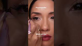 Elige uno 🤷🏻‍♀️ Choose one: Eyeliner for normal people vs psychopaths #delineado #eyeliner #psycho