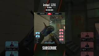 mopoz UNREAL KNIFE START leads to a clean triple kill #esl #rio #cs #cs2 #knife