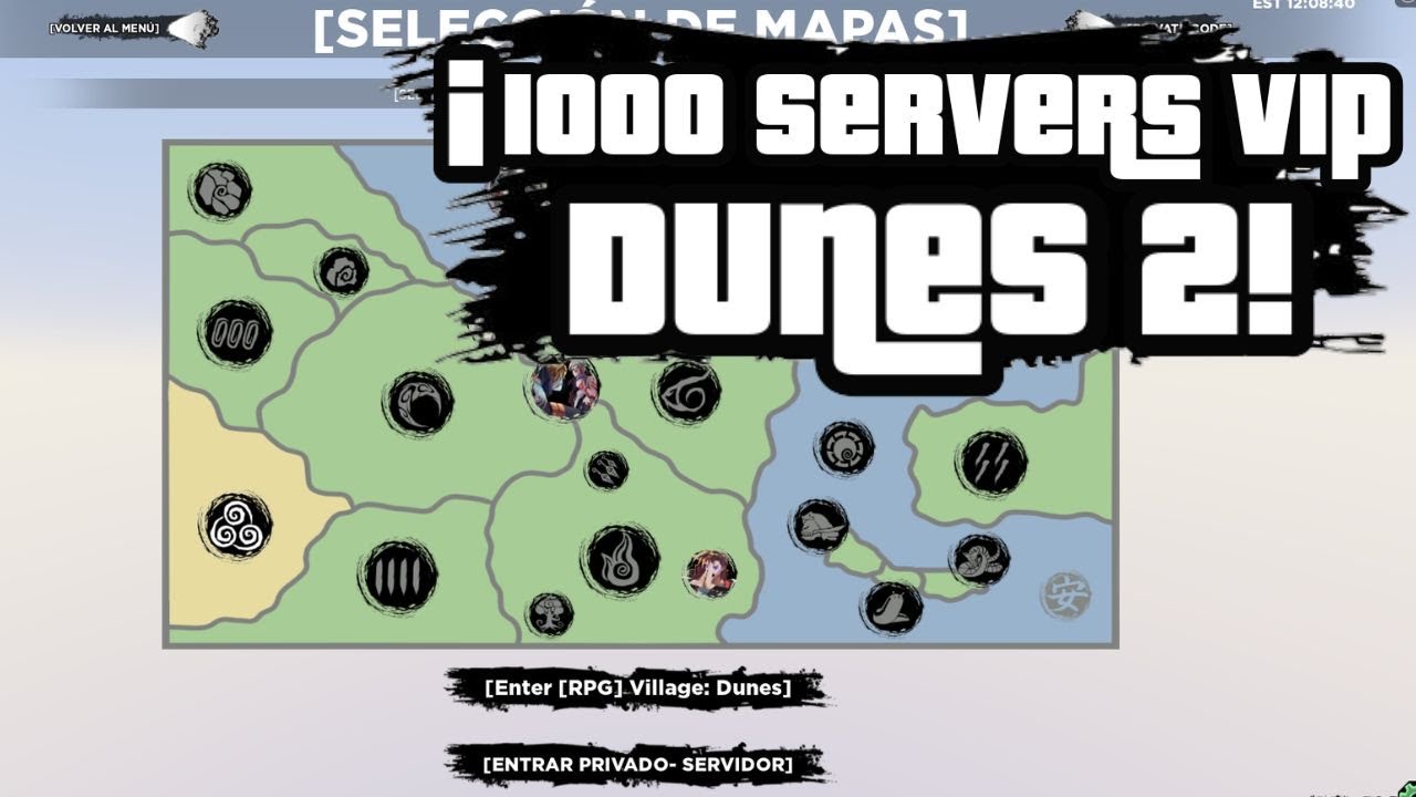 1000 Servidores VIP Dunes, Private Server Codes