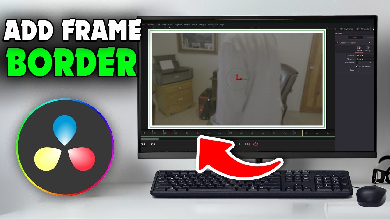 How to Add Frame Border to Video in Davinci Resolve (2026) - YouTube