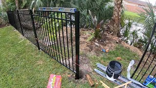 Installing an Aluminum Fence