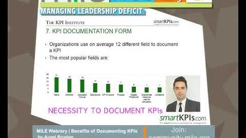 MILE Webrary | Benefits of Documenting KPIs by Aurel Brudan