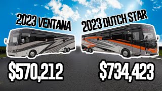Why is this Newmar Dutch Star $165,000 more than this Ventana??
