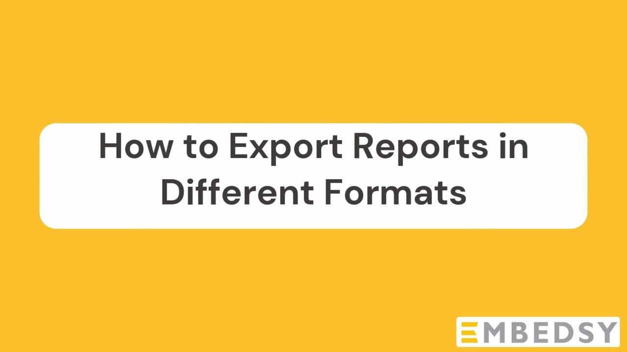 Exporting Power BI Reports Embedded Reports to PDF, PowerPoint and PNG