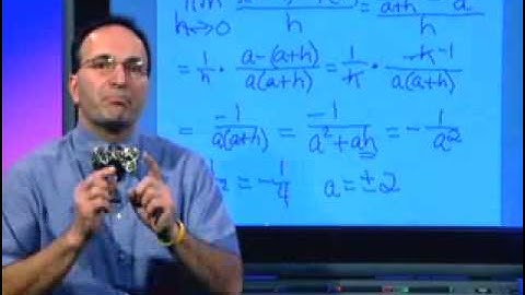 Calc 2.4 Rates of Change and Tangent Lines
