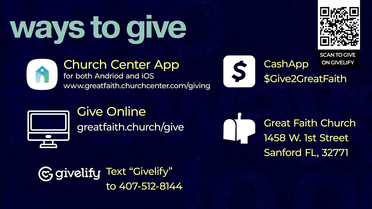 Great Faith Church Live Broadcast