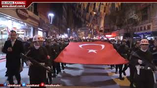 Çanakkale'de 18 Mart alayı