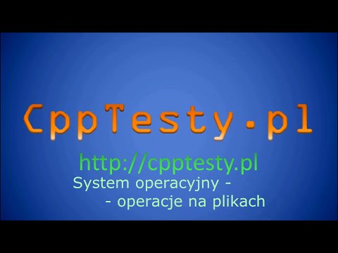 System operacyjny cz. 3 - operacje na plikach i folderach