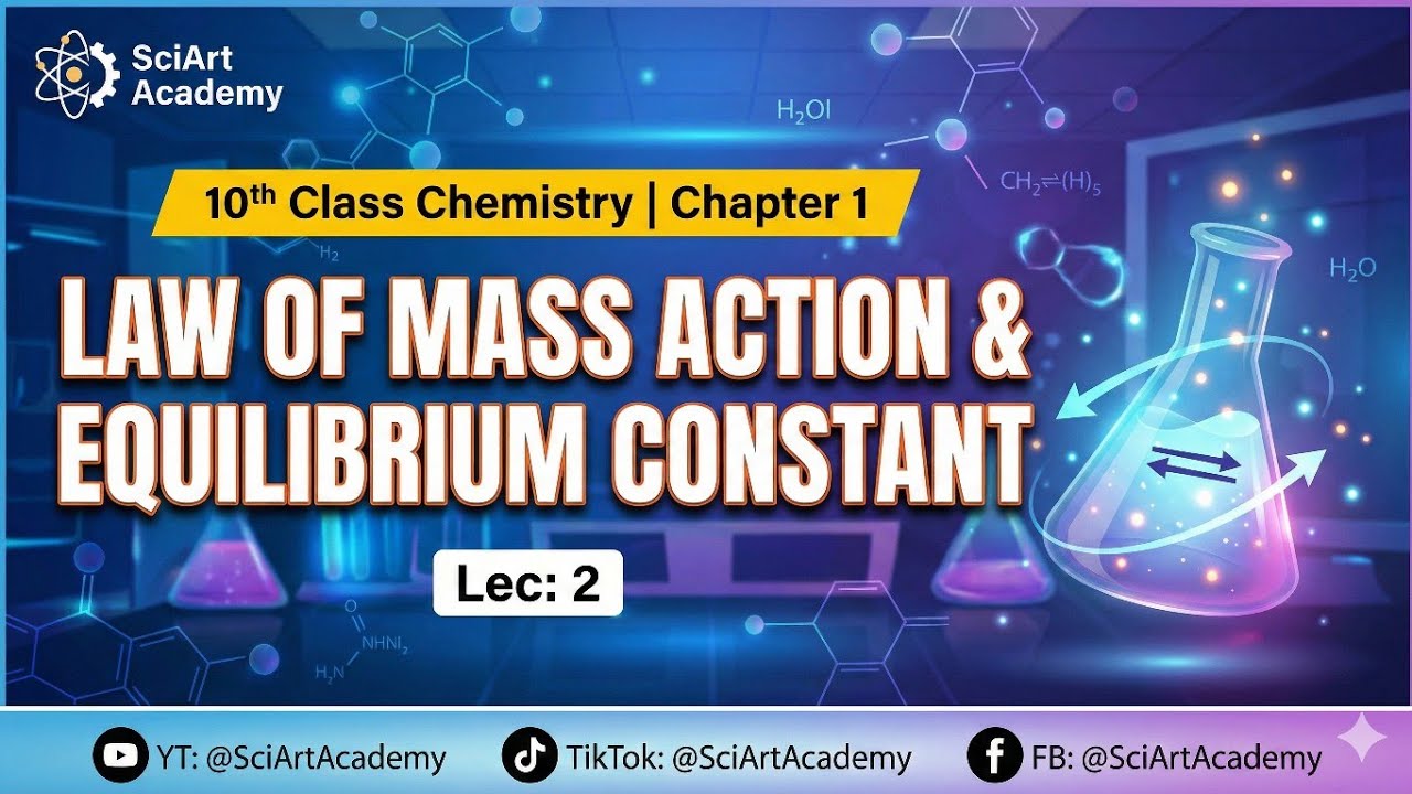 Lec:2|10th Class Chemistry|Chapter 1|Law of Mass Action & Equilibrium ...