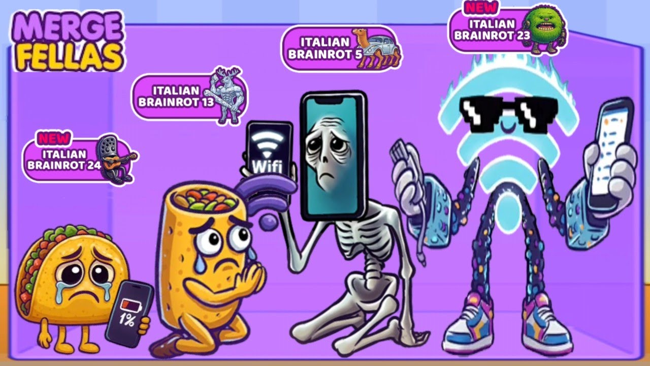 Merge Fellas BOSS + BOSS ⁉️ITALIAN BRAINROT 24, 23, 13, 5 - New Update | The Ultimate max level
