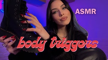 ASMR Fast and Aggressive Body Triggers, Shoes Scratching, Fabric Sound & Candle Scratching
