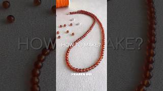 How To Make Beaded Necklace? #diyjewelry #diy #howto #crystals