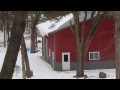 Pole Shed - The advantage of having a snow fence on a metal roof Pole Shed - The advantage of having a snow fence on a metal roof