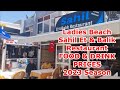 Ladies beach sahil et and balik restaurant food and drink prices for 2023 season  may 2023