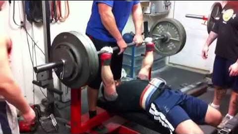 1/23/13 Berea Barbell Cube Bench Rep w/Commentary