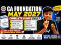 CA Foundation May 2027 Complete Guide | Registration, Fees, Exam Date, Eligibility, Syllabus Changes