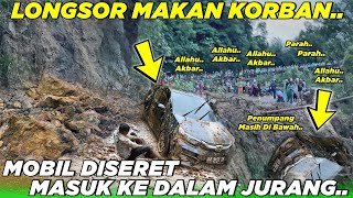 INNALILLAHI !!! Sitinjau Lauik Kembali Lumpuh Total, Longsor Seret Mobil Jatuh Ke Dalam Jurang