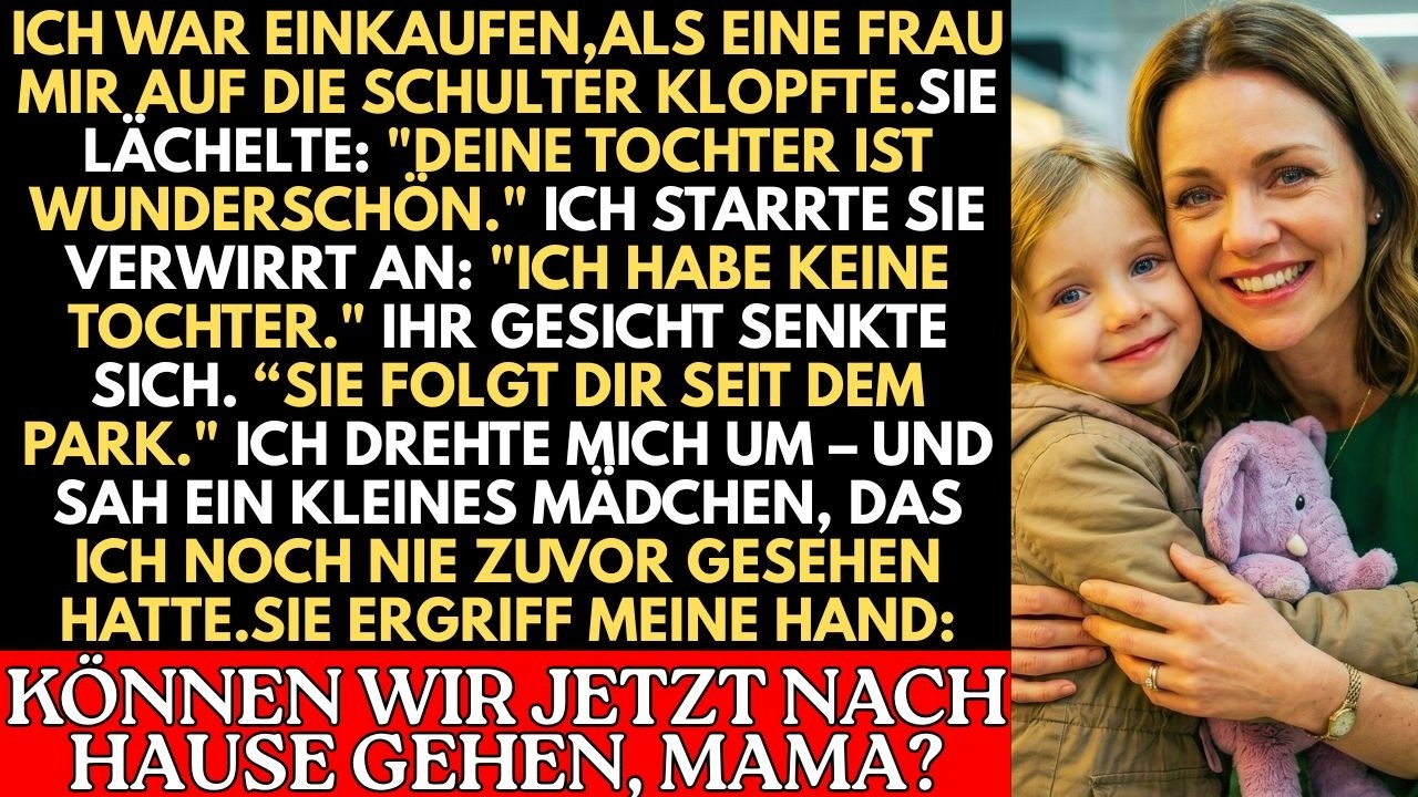 V obchodě s potravinami se ke mně přistoupila cizinka a řekla: „Vaše dcera je nádherná." Řekla jsem jí, že žádnou dceru nemám. Pak se mi pětiletá holčička chytila ruky a řekla: „Můžeme už jít...