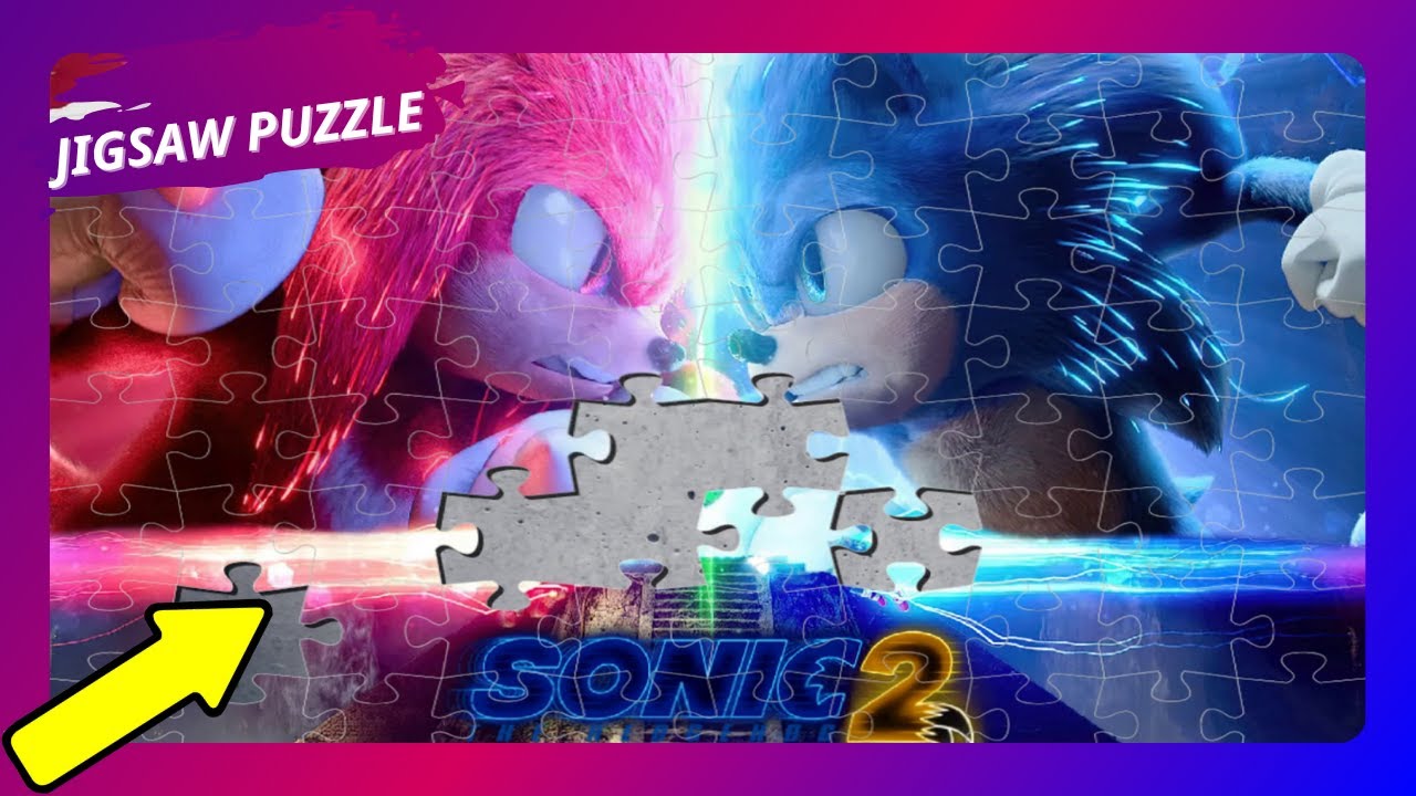 MOVIE SONIC THE HEDGEHOG 2 (2022) SONIC AND KNUCKLES THE ECHIDNA 2