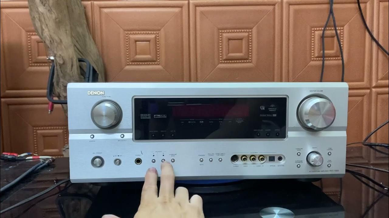 Reset Denon avc1920 YouTube