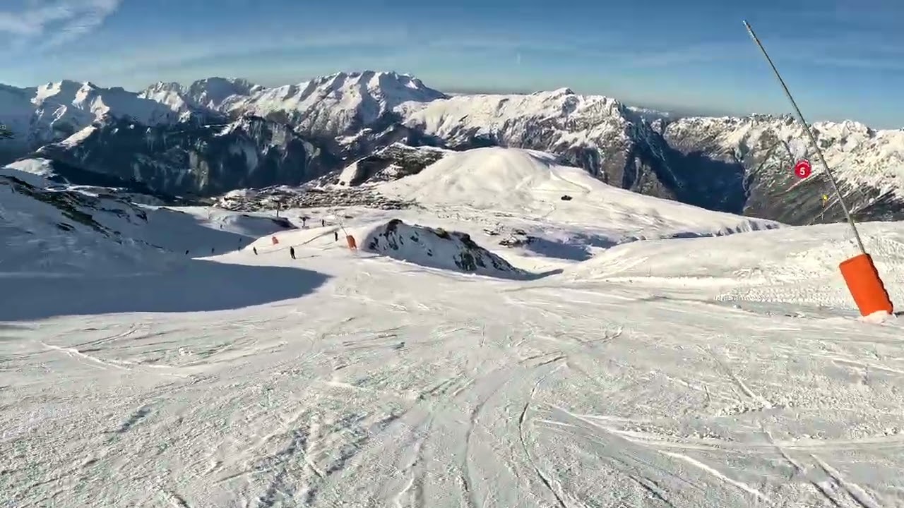 Alpe D'Huez. The fabulous Red Runs in Alpe D'Huez as snapshot look to give you a taste