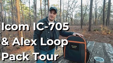 IC-705 & Alex Loop - Portable Kit Tour