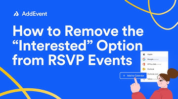 How to Remove the "Interested" Option from RSVP Events