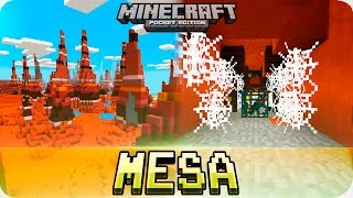 Minecraft PE Seeds - MESA SPIKES Biome & Gold Mine Mineshaft Seed - 0.16.0 / 0.15.0 MCPE