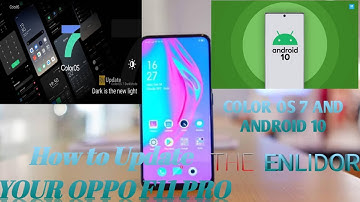 HOW TO OFFICIALLY UPDATE YOUR F11 PRO TO ANDROID 10 AND COLOROS 7 | THE ENLIDOR