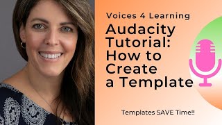 Audacity Tutorial: How To Create A Template