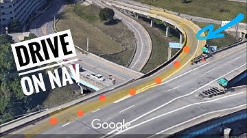 Tesla Autopilot nails a left-sided, 90 deg freeway exit