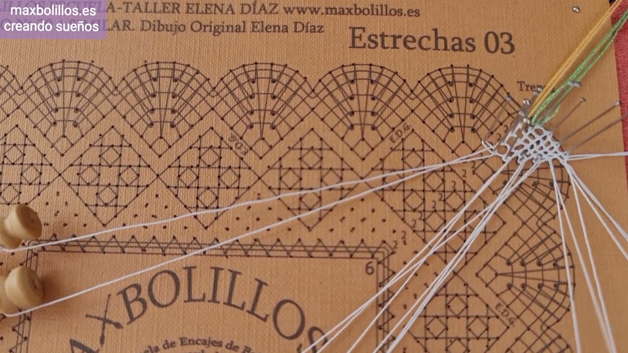 Encajes de Bolillos  Comienzo
