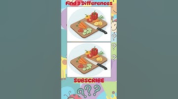 Can You Find the 3 Differences? #361