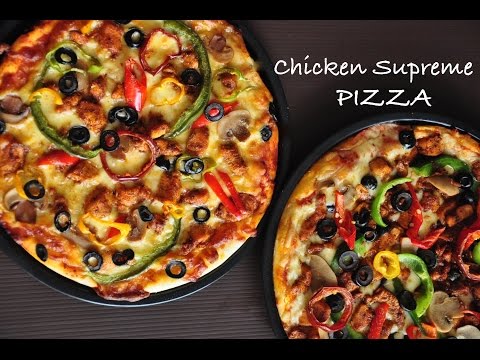 Super supreme chicken pizza hut isi