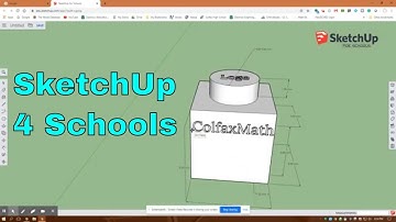 How to draw a Lego Block in Google Sketch Up for Schools, Assignment #3
