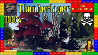 Lego Pirate Ship Mocs Black Pearl, Queen Annes Revenge And The Inferno From The Goonies.