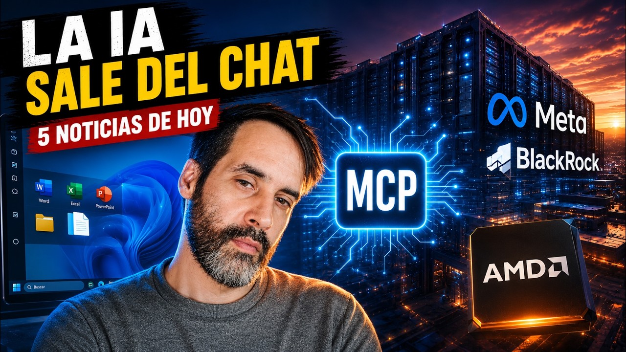 Miniatura del vídeo de ANDO TV: Agentes en Windows, centros de datos gigantes y el nuevo MCP | 28/07/2026
