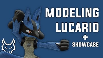 Modeling A Lucario | Blender Documentation/Showcase