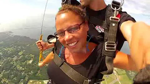 Jennifer Kowalski at Skydive OBX!